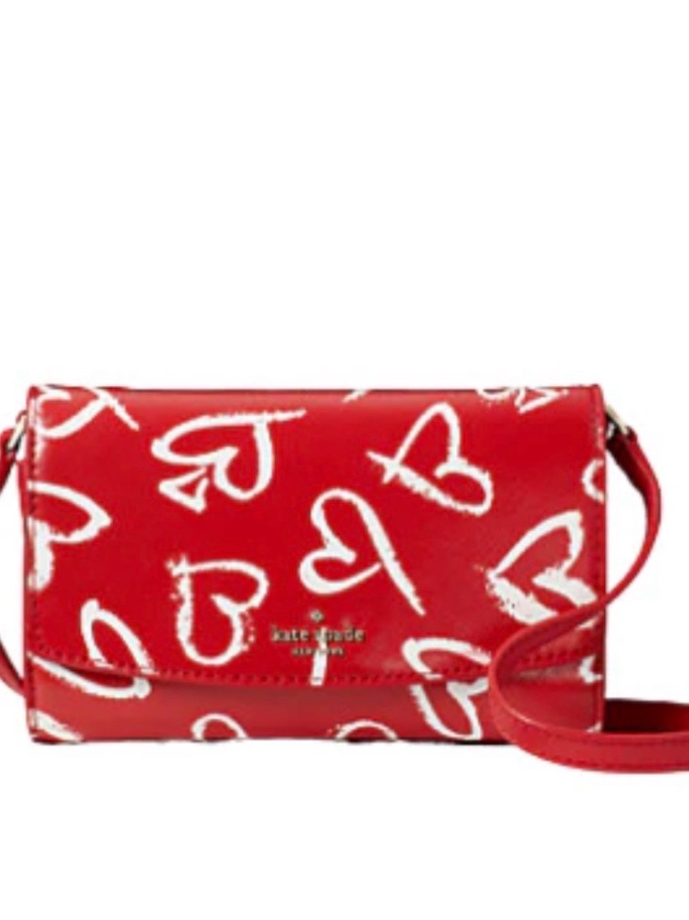 Kate Spade LAUREL WAY ADDISON CROSSBODY hearts